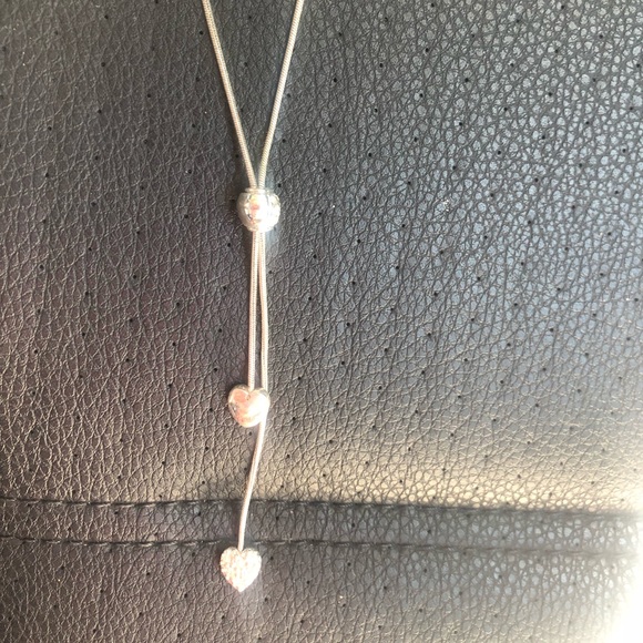 Jewelry - Silver slider necklace